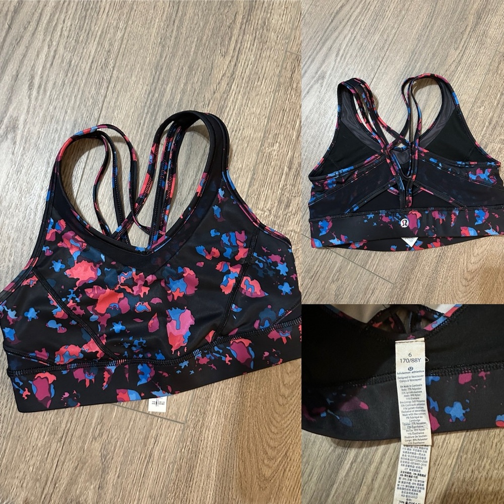 Lululemon Women's Strap it Like Its Hot Sports Bra